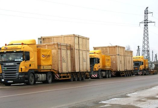 Доставка оборудования на объект